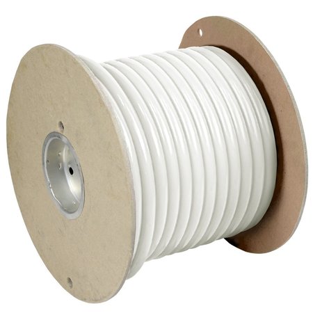 Pacer White 6 AWG Battery Cable, 100'